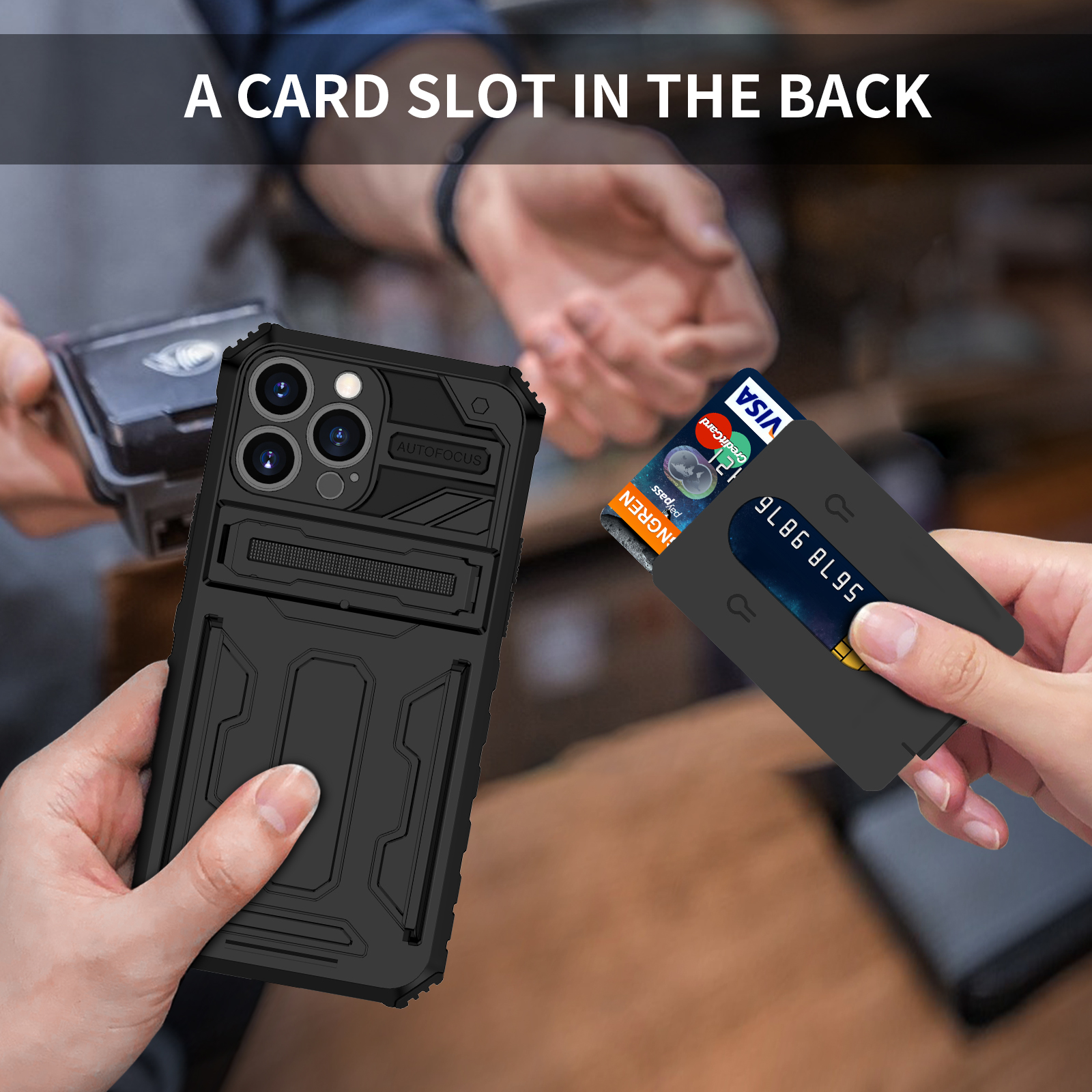 Detachable Card Slot Phone Case