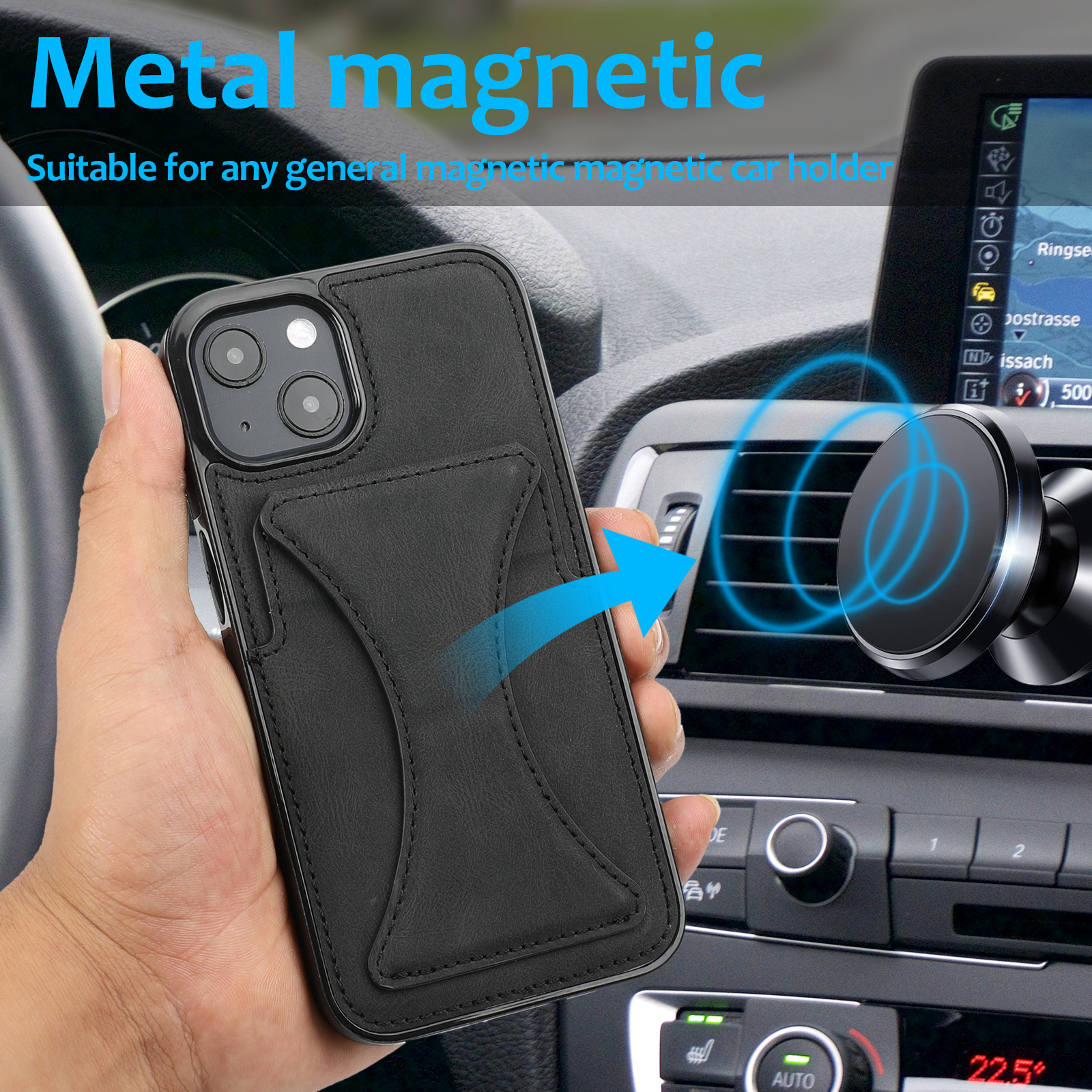 Metal magnetic Phone Case