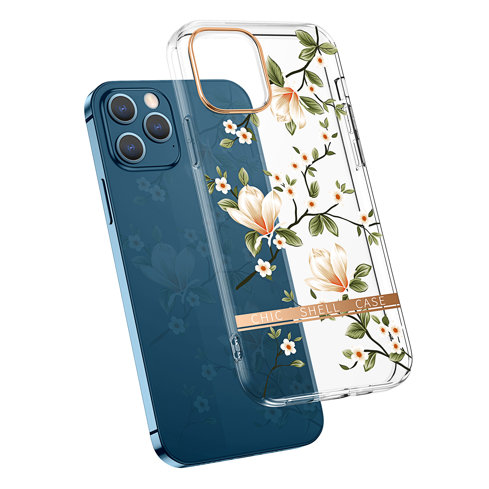 IPhone Case Clear With Dry Flowers