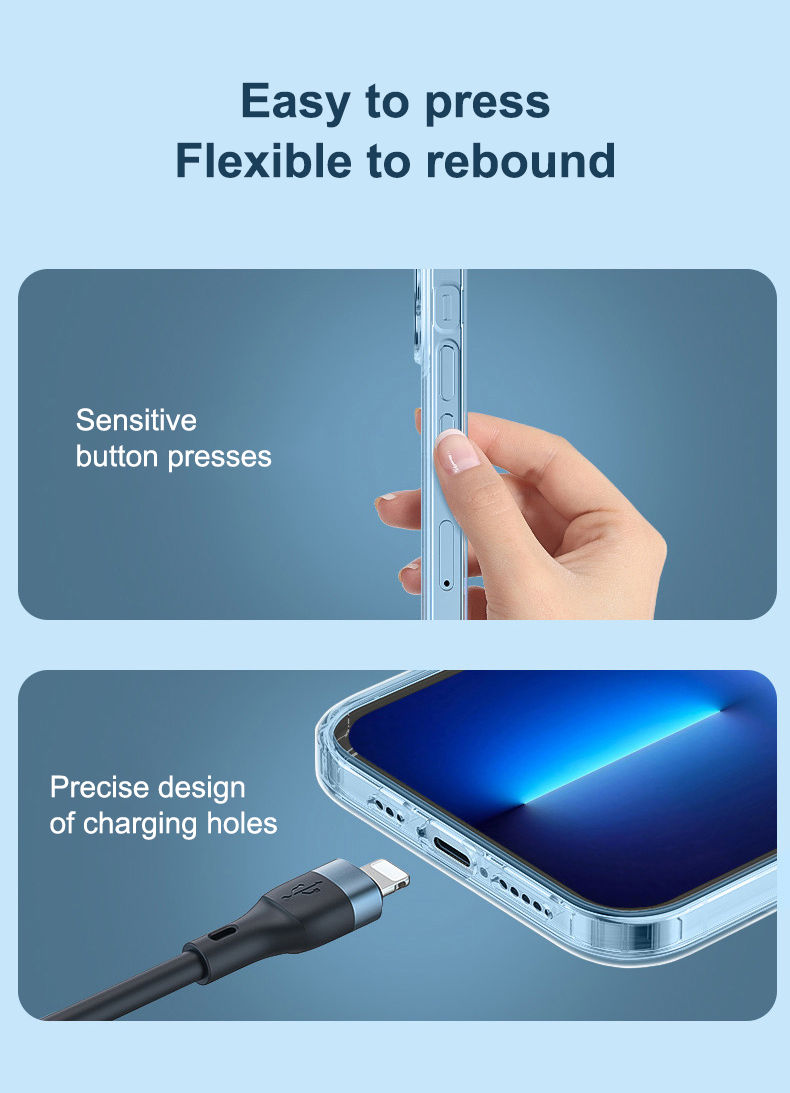 Clear magnetic phone cover