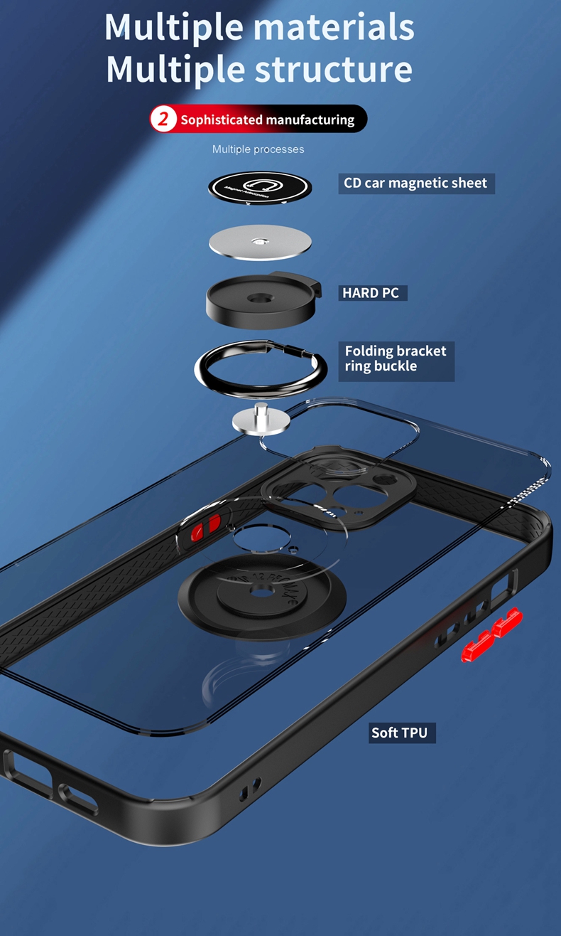 Magnetic Ring Stand Phone Case