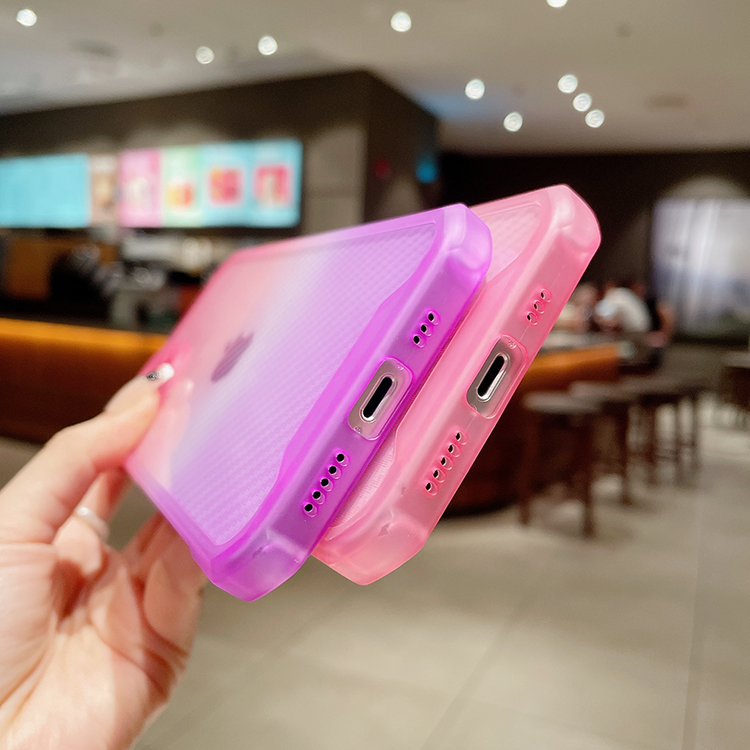 TPU two-color gradient phone case