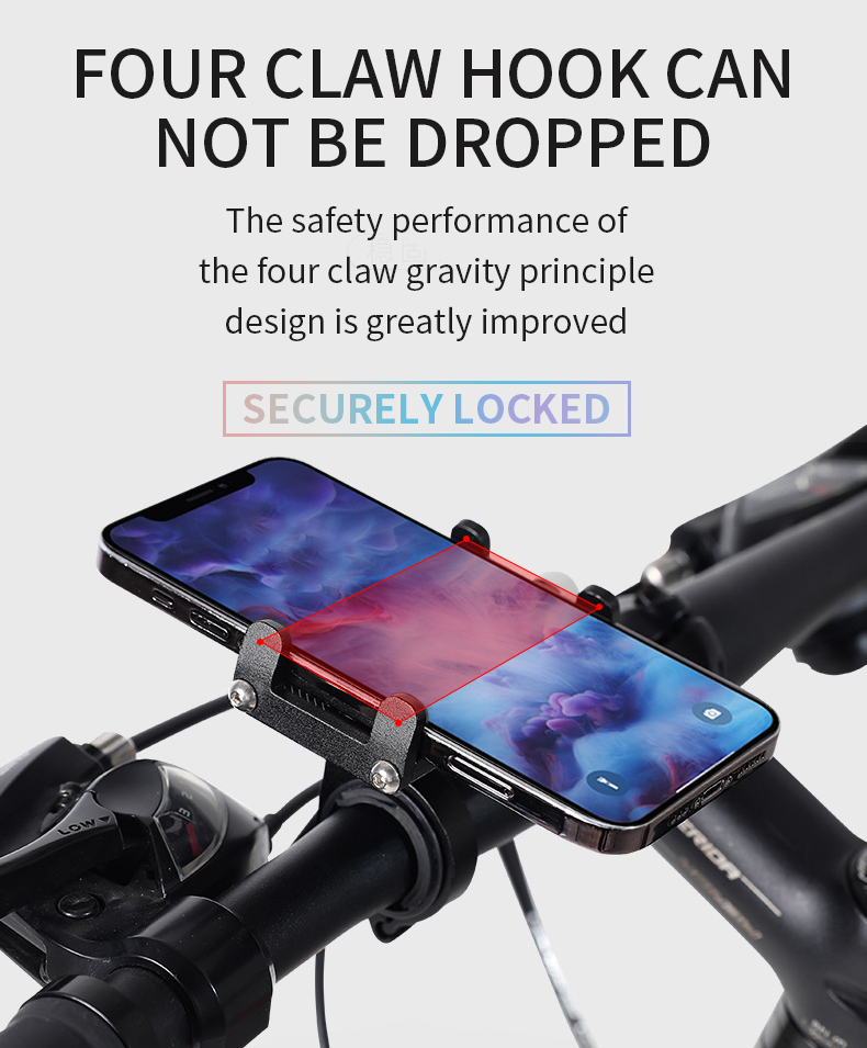 Phone Mount Holder Fit On Bicycle