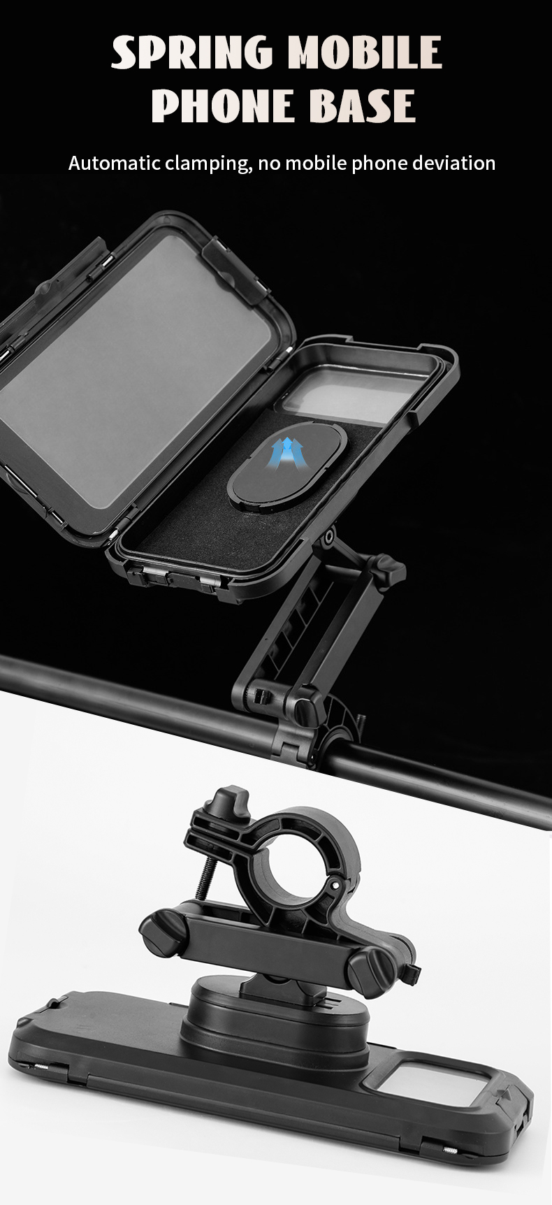 waterproof Fully Wrapped Shell Mobile Phone Holder
