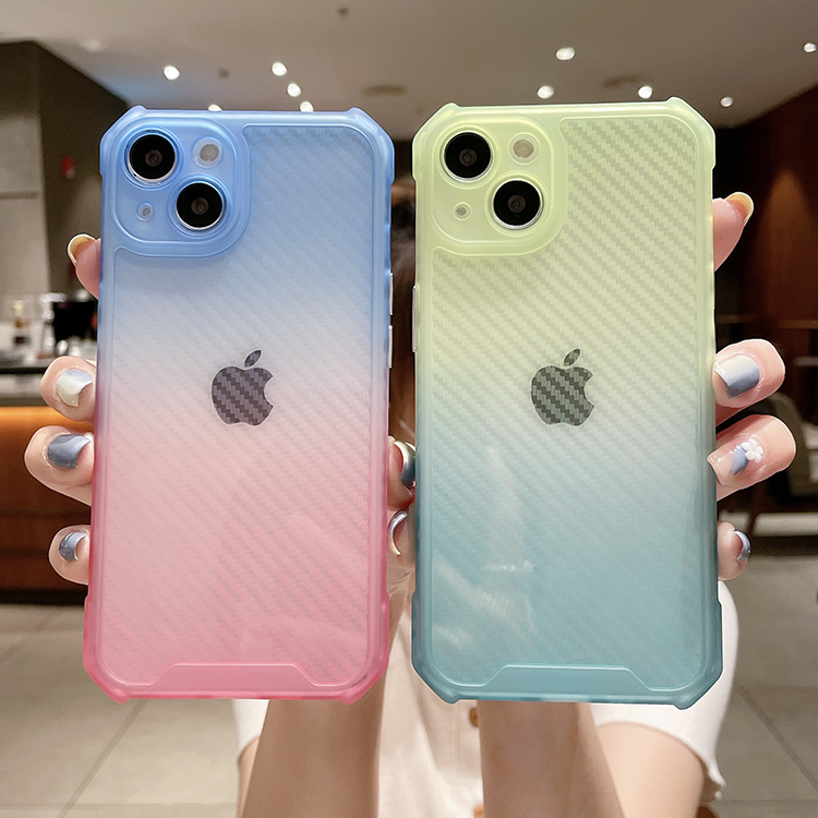 TPU two-color gradient phone case