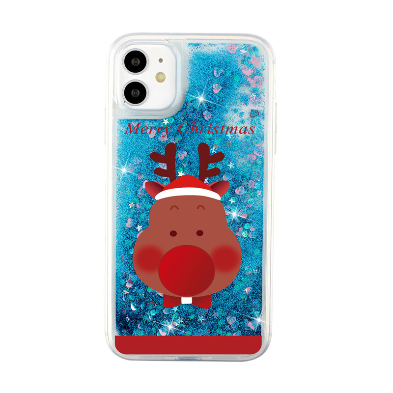 Liquid Quicksand Christmas Tree Phone Case