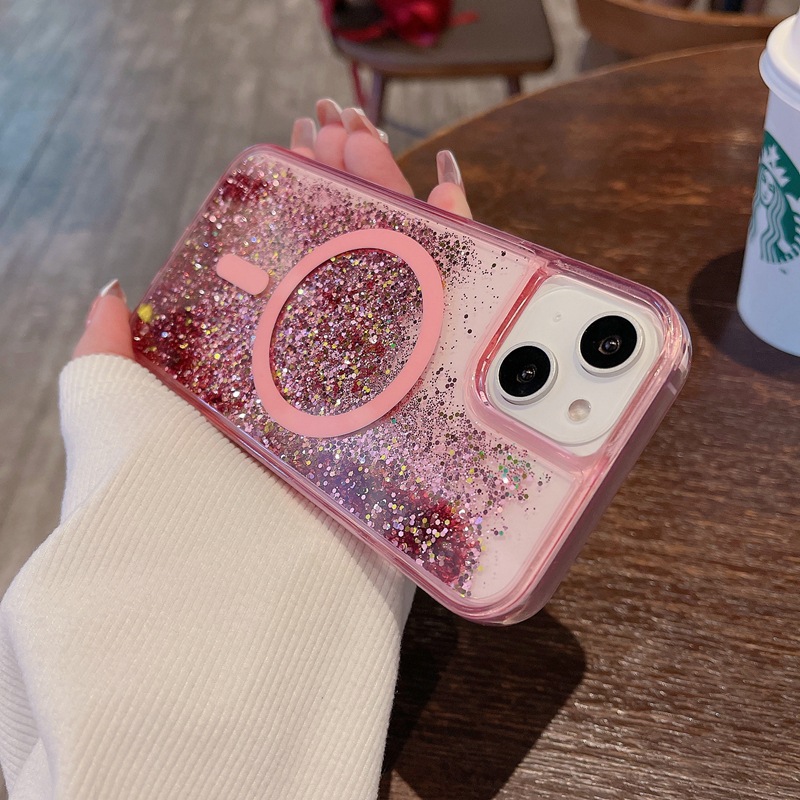 Quicksand powder mobile phone case