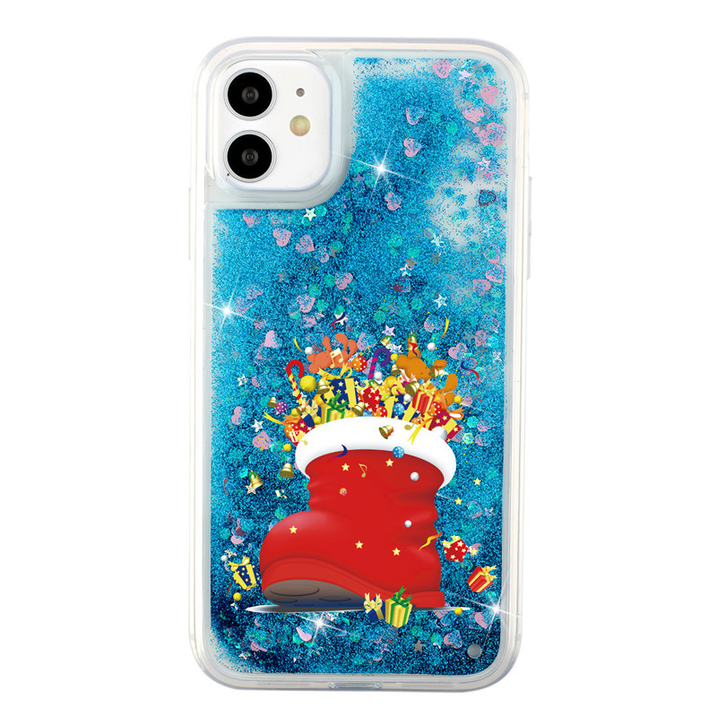 Liquid Quicksand Christmas Tree Phone Case