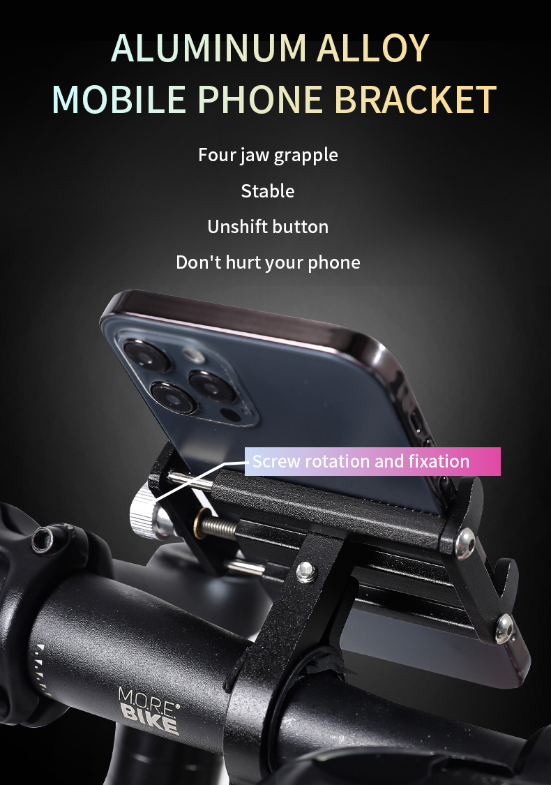 Phone Mount Holder Fit On Bicycle