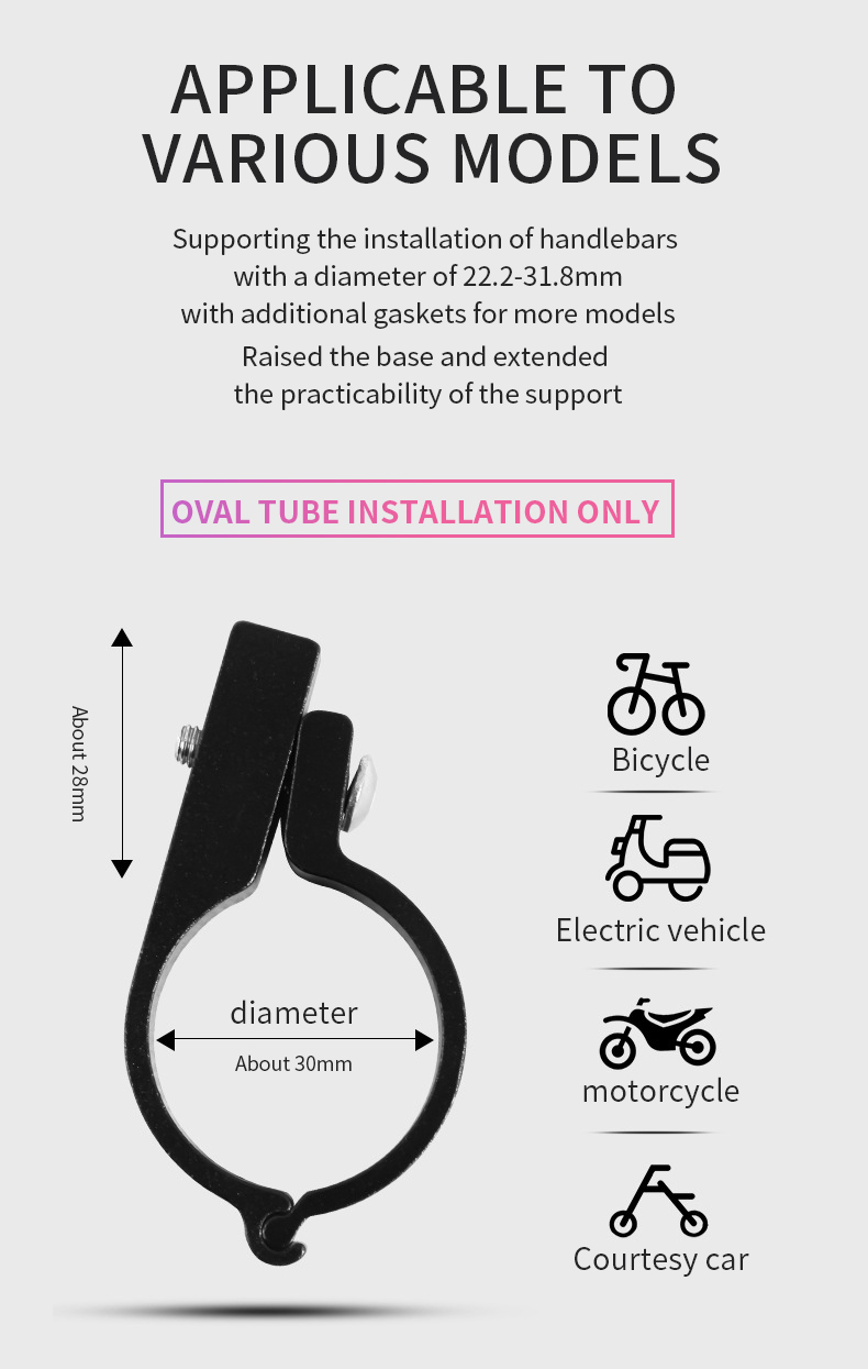 Phone Mount Holder Fit On Bicycle