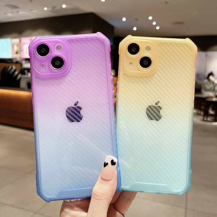 TPU two-color gradient phone case