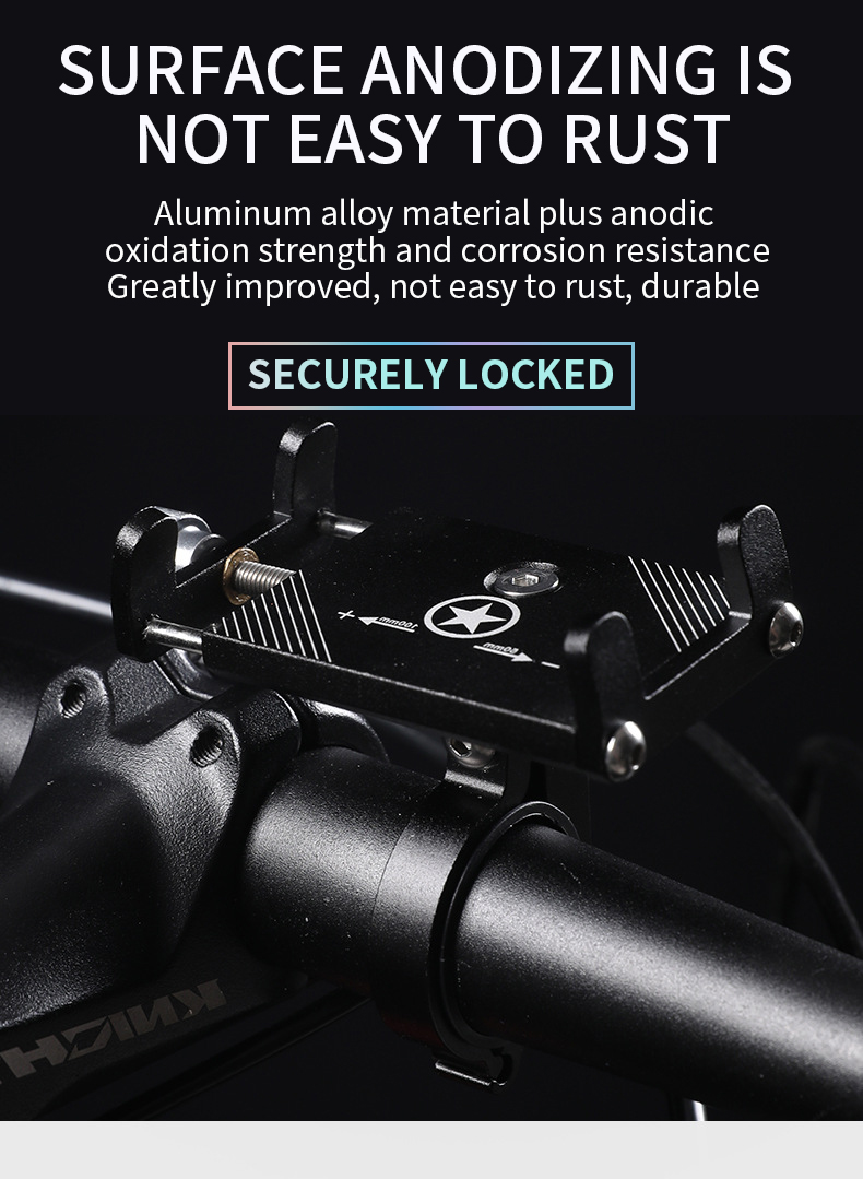 Phone Mount Holder Fit On Bicycle