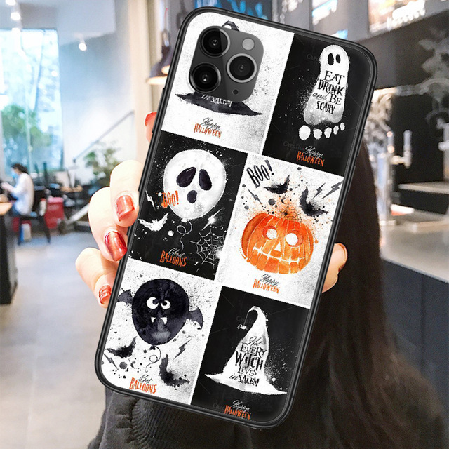 Halloween pumpkin bat Phone Case 2