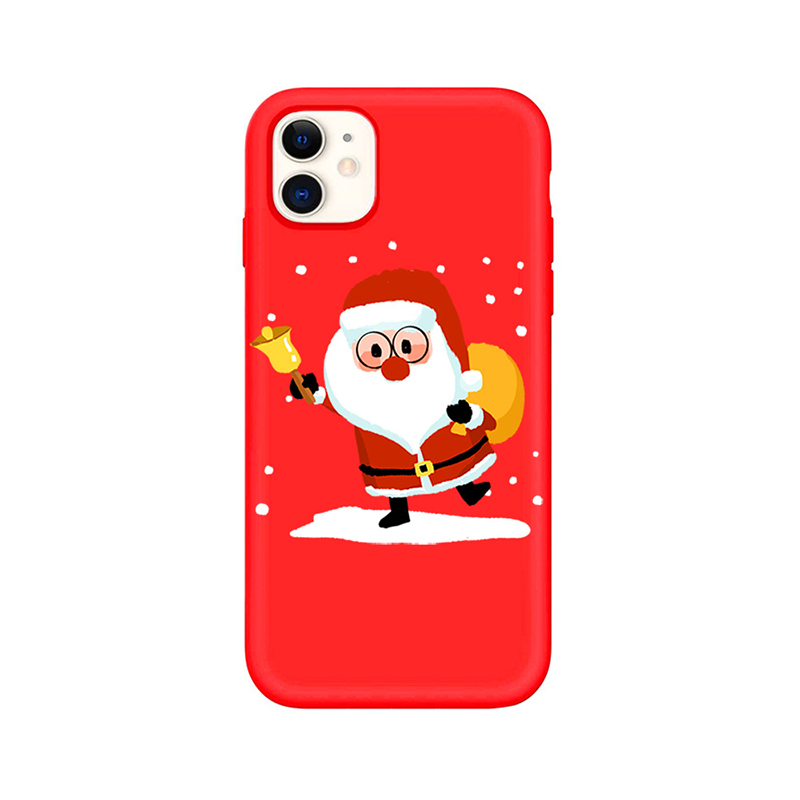 Christmas Mobile Accessories Pink TPU Phone Cover