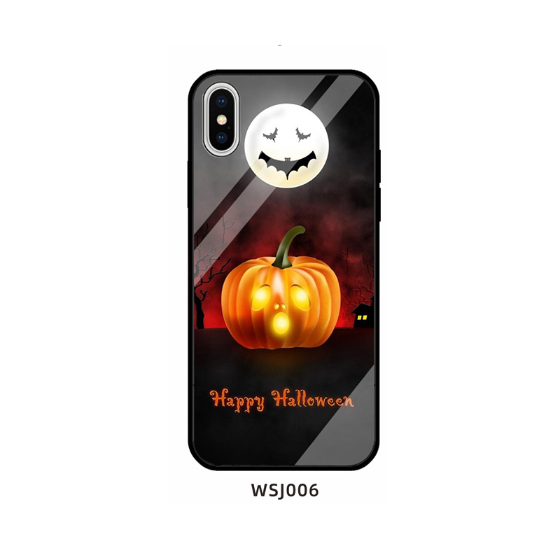 Halloween pumpkin bat Phone Case 2