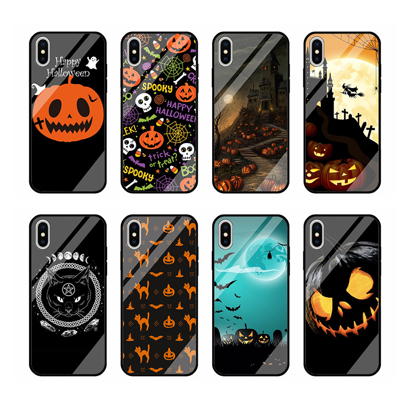 Halloween pumpkin bat Phone Case 2