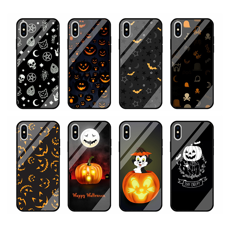 Halloween pumpkin bat Phone Case 2