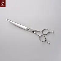 MC-70Q 7inch Japanese Steel Curve Professional Dog Grooming Scissors