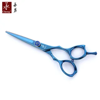 SS-55BL  blue hair hair cutting scissors