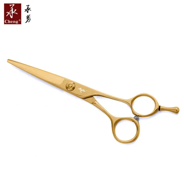 MH-60G titamium gold hair scissors