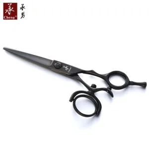 189-55BK  double swivel hair cutting scissors