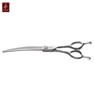 140-7050TQ Pet Dog Grooming Curved Thinning Scissors