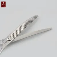 PQ-7546TQ Dog Grooming Curved Thinning Scissors