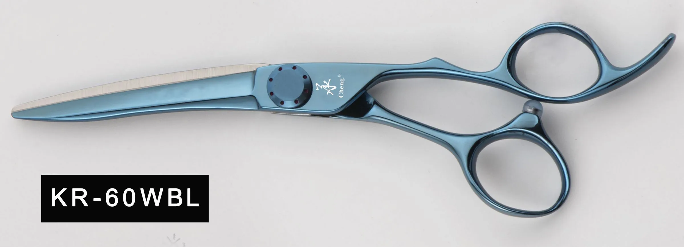 KR-60WBL Hair Cutting Scissors Blue 6 Inch