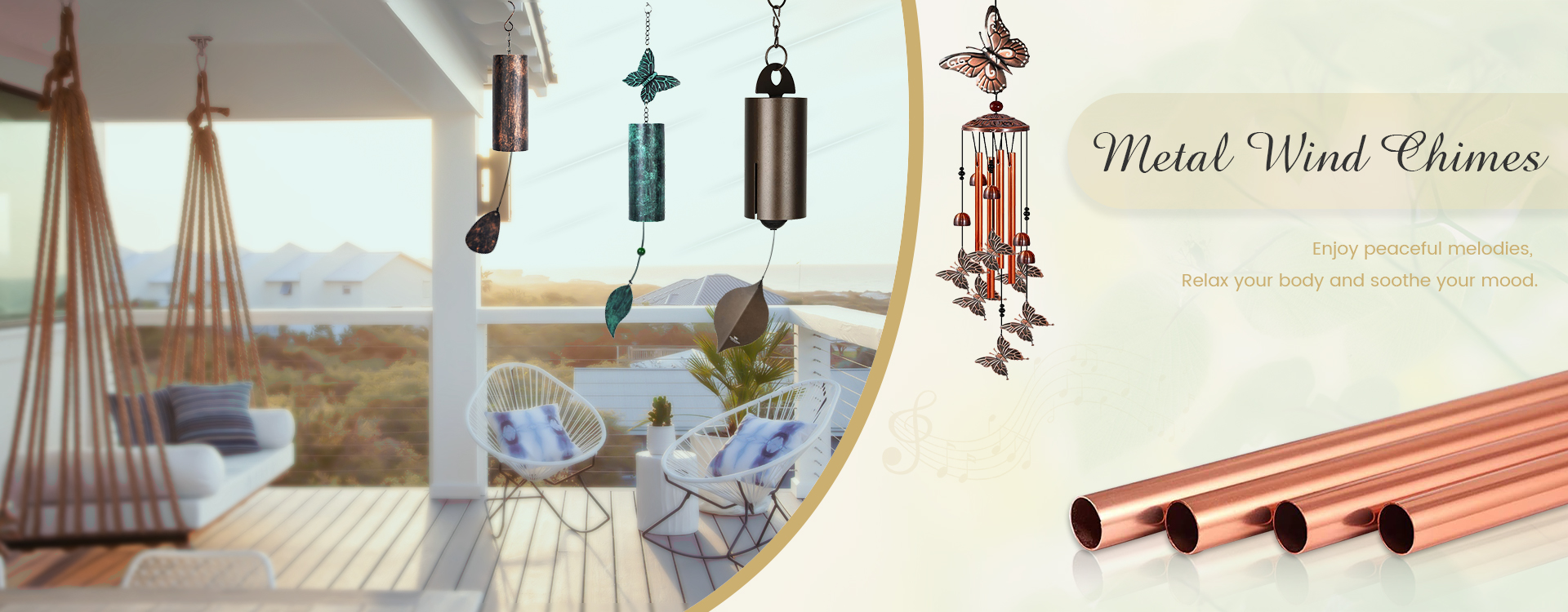 ミュージックウィンドチャイム、クリスタルスターウィンドチャイム