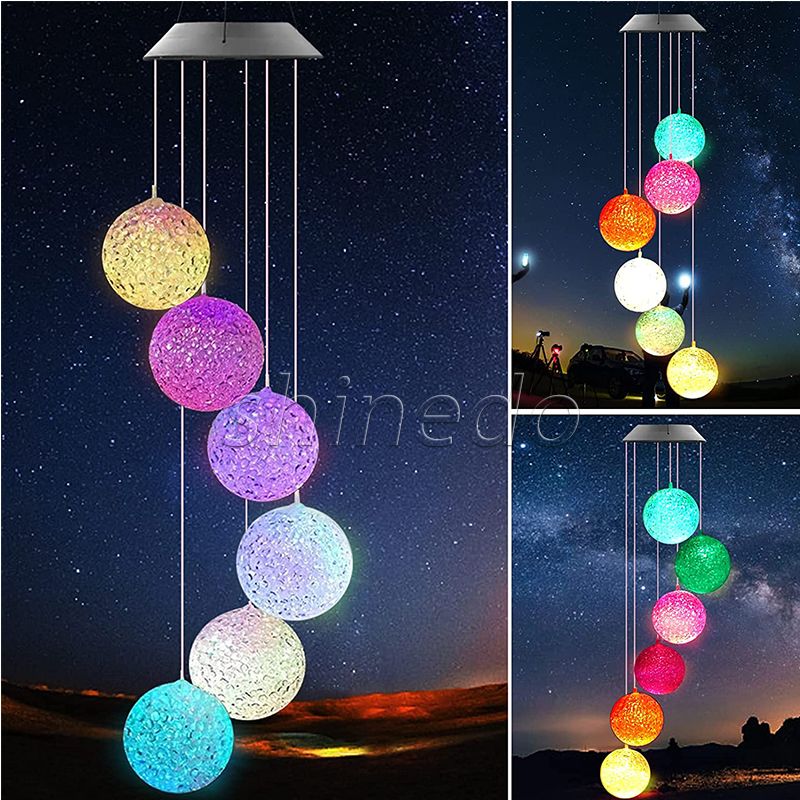 Crystal Ball Solar Wind Chimes