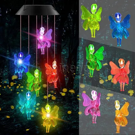 Tooth Fairy Solar Wind Chime Light