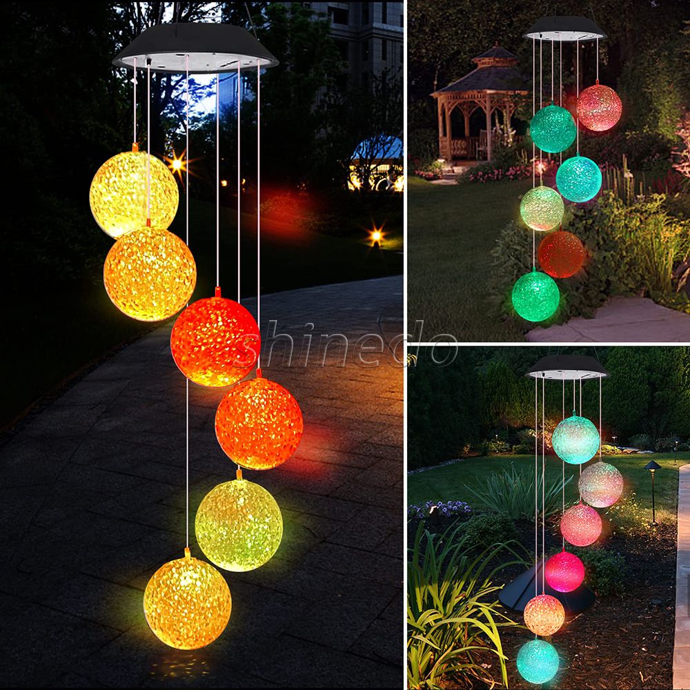 Crystal Ball Solar Wind Chimes