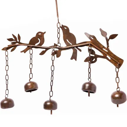Bird Wind Chimes with 5 Suspended Bells