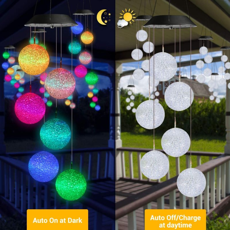 Garden RGB solar Wind Chime Light