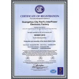 Chứng chỉ ISO9001