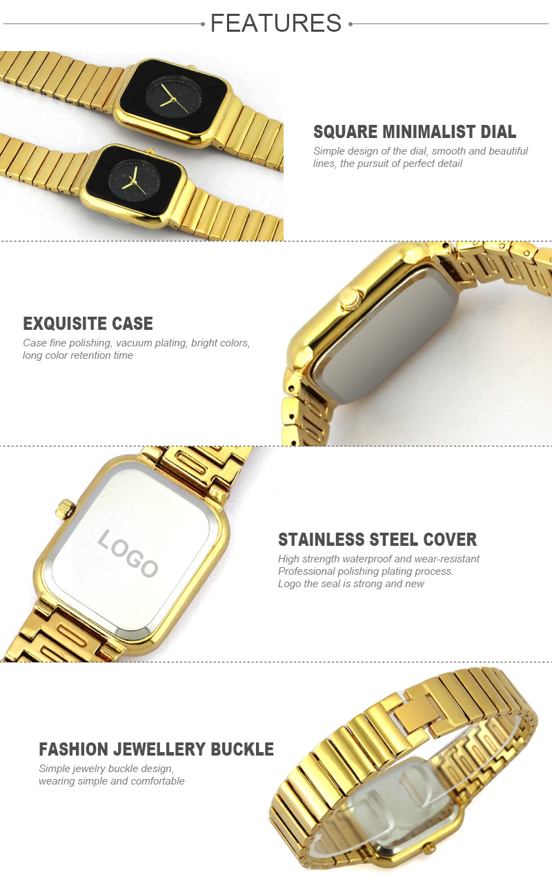 Simple casual gold love watches CA-009