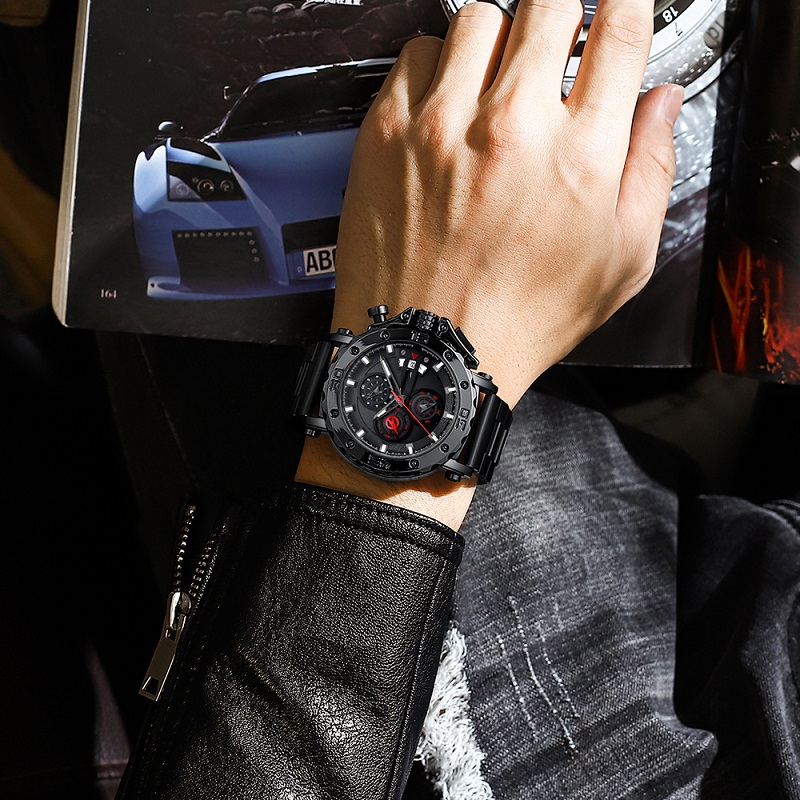 Fashion sports chronograph watch NM 02