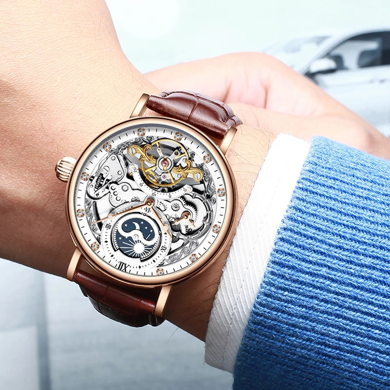 Skeleton Tourbillon Automatic Watch CA-137