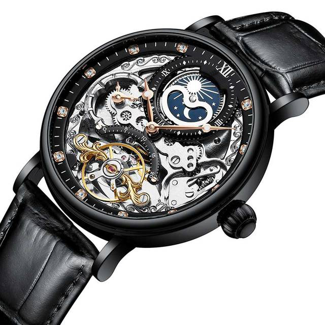 Skeleton Tourbillon Automatic Watch CA-137