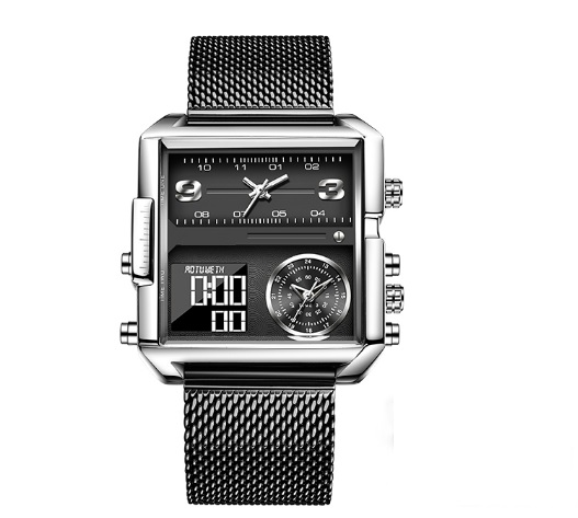 Luxury square sport digital watches ND04