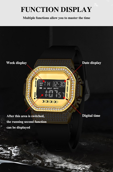 Analog Digital LED Electronic Watch ND05