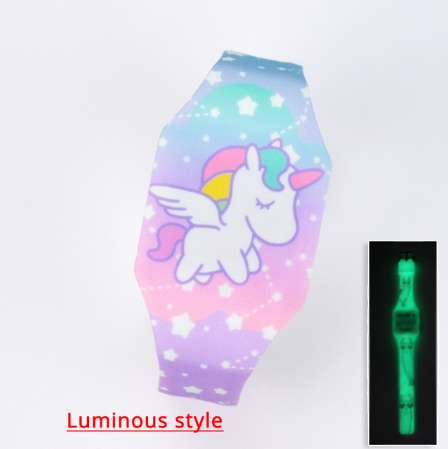 Luminous Unicorn Child LED Watches NK01