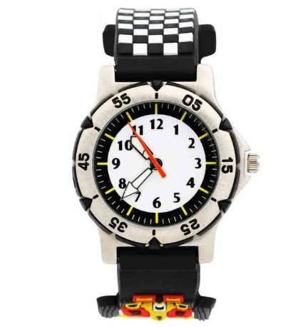 3D Racing Car Children Watch NK05