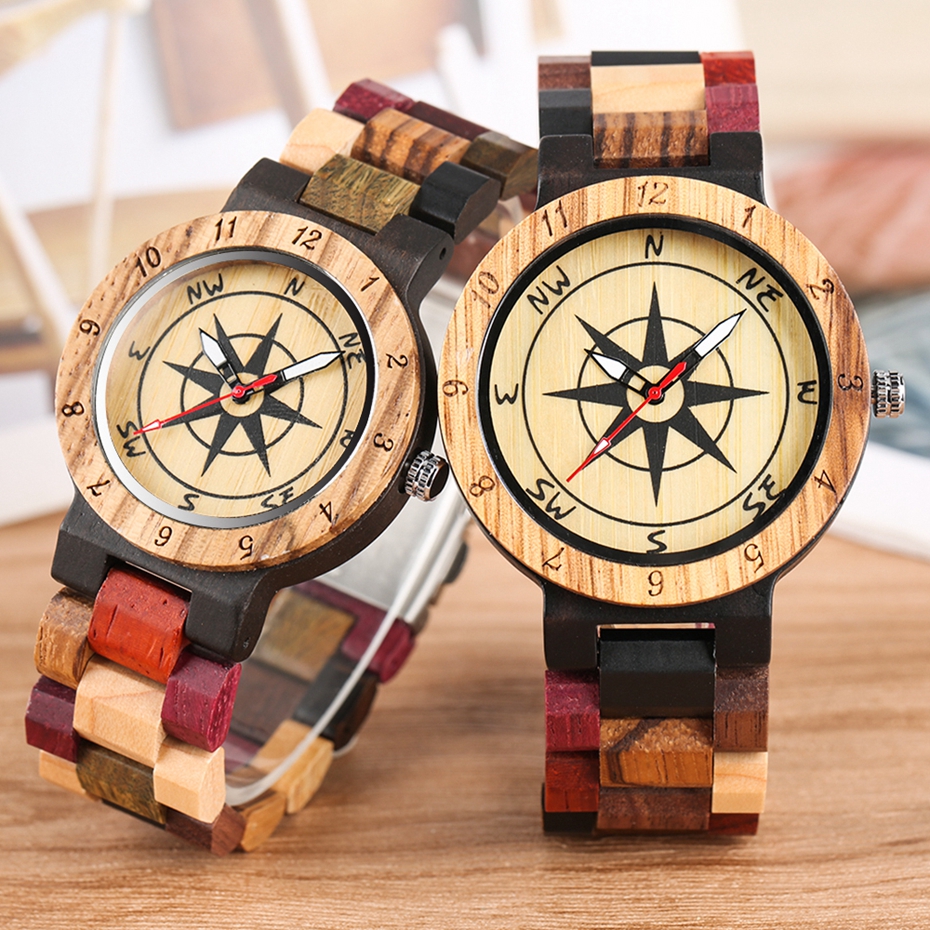 High quality wooden couple watches NW04