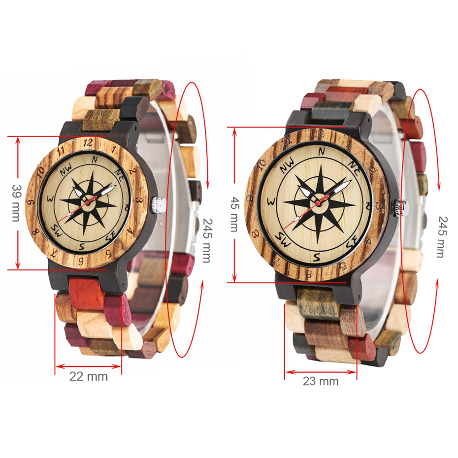 High quality wooden couple watches NW04