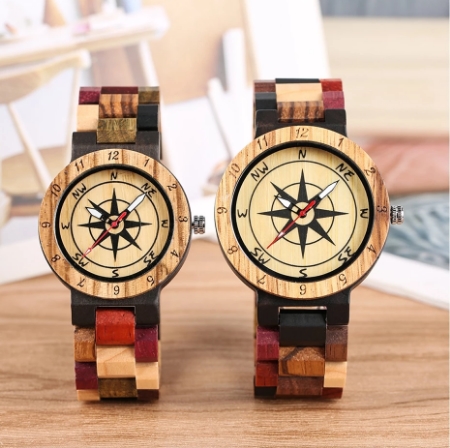 High quality wooden couple watches NW04