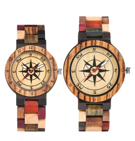 High Quality Wooden Couple Watches NW04