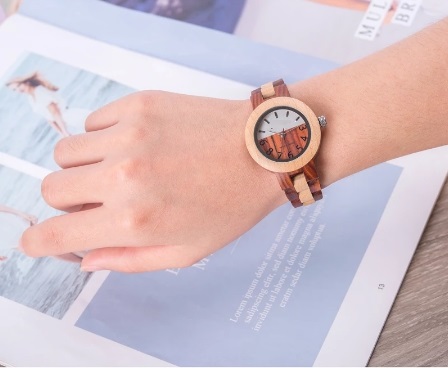 Wooden Red Sandalwood Fashion watch NW06