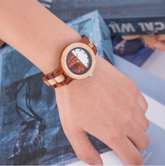 Wooden Red Sandalwood Fashion watch NW06