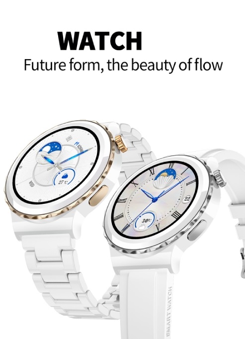 Newest ceramic lady smart watch SW13